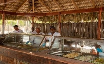 Bayahibe: Katamaran-Tour zur Insel Saona mit Mittagessen und Getränken — Guided tour and outdoor activity