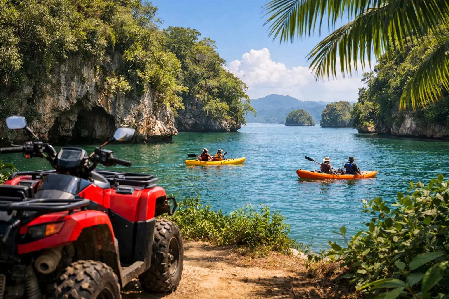 ATV + Kayaks Adventure în Los Haitises - Whale Watching Punta Cana Guide