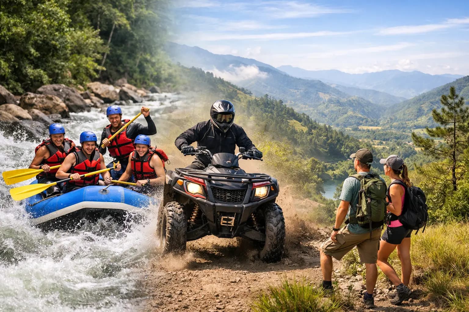 Gid avanti Jarabacoa: Rafting, ATV, randone