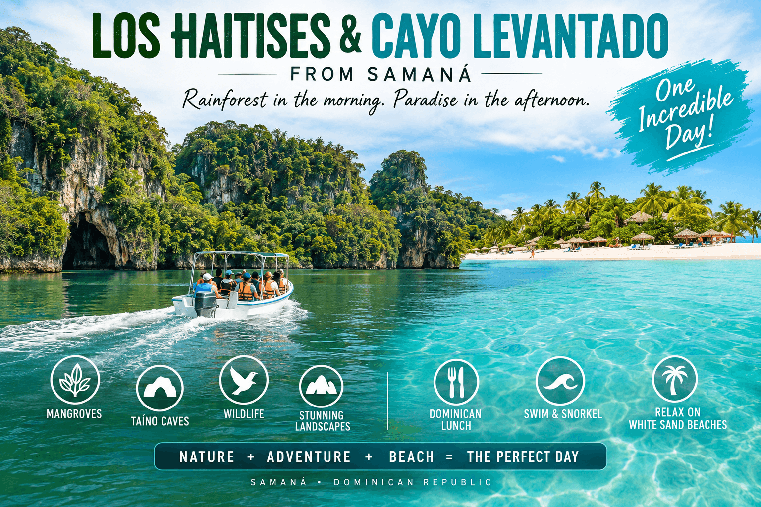Los Haitises & Cayo Levantado aus Samaná: Reiseführer 2026 - Whale Watching Punta Cana Guide